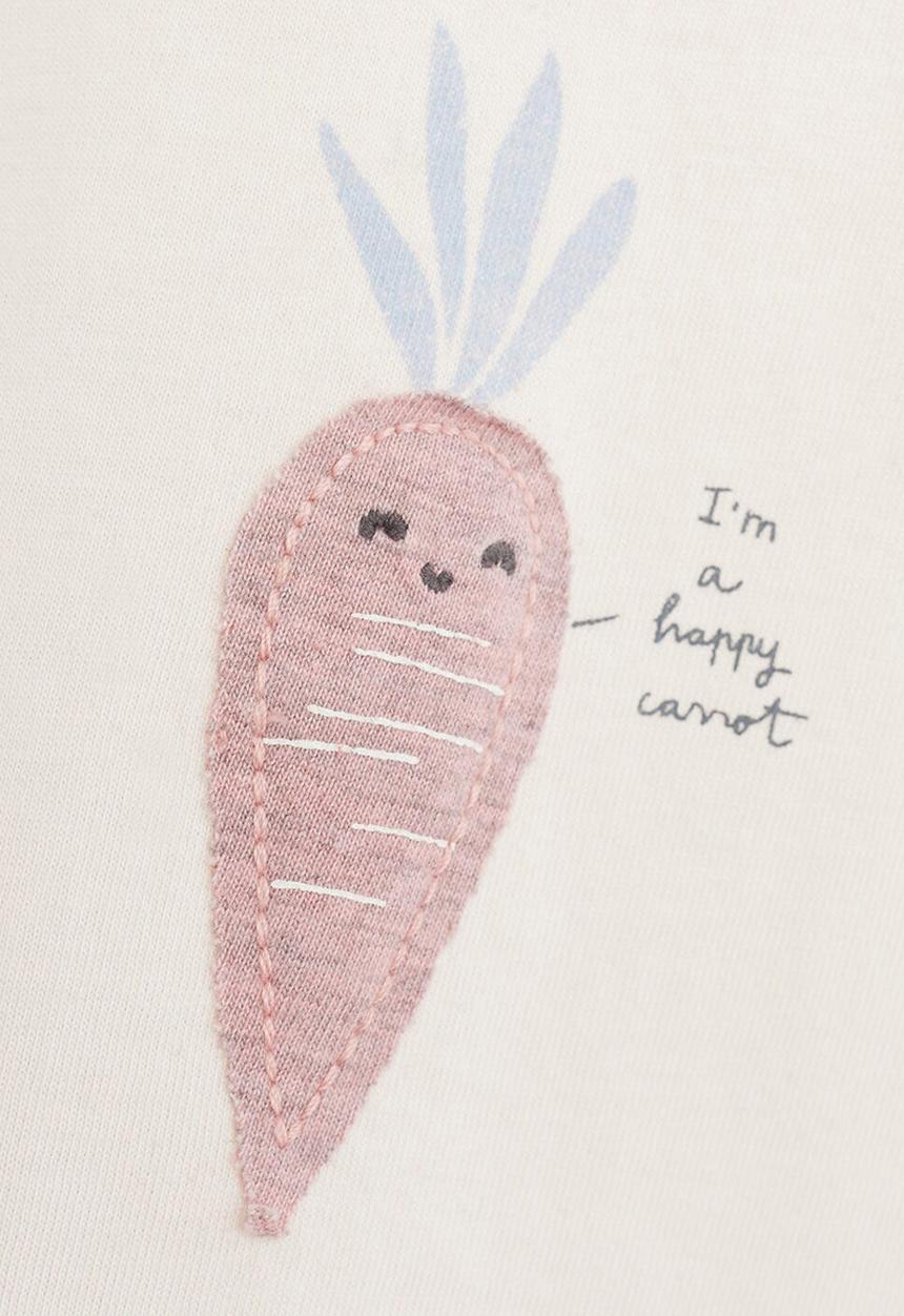 MANGO - T-shirt carrot - pink 