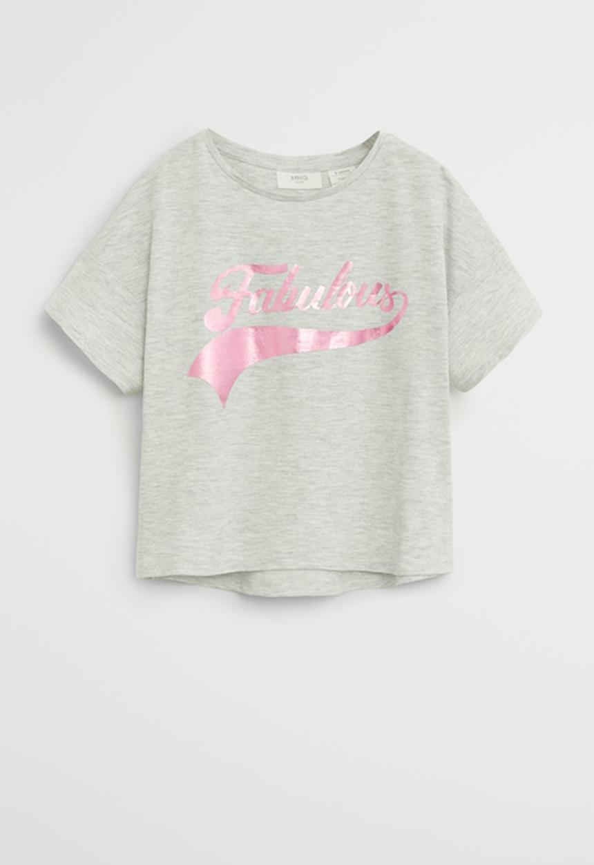 MANGO - T-shirt vacances - grey 
