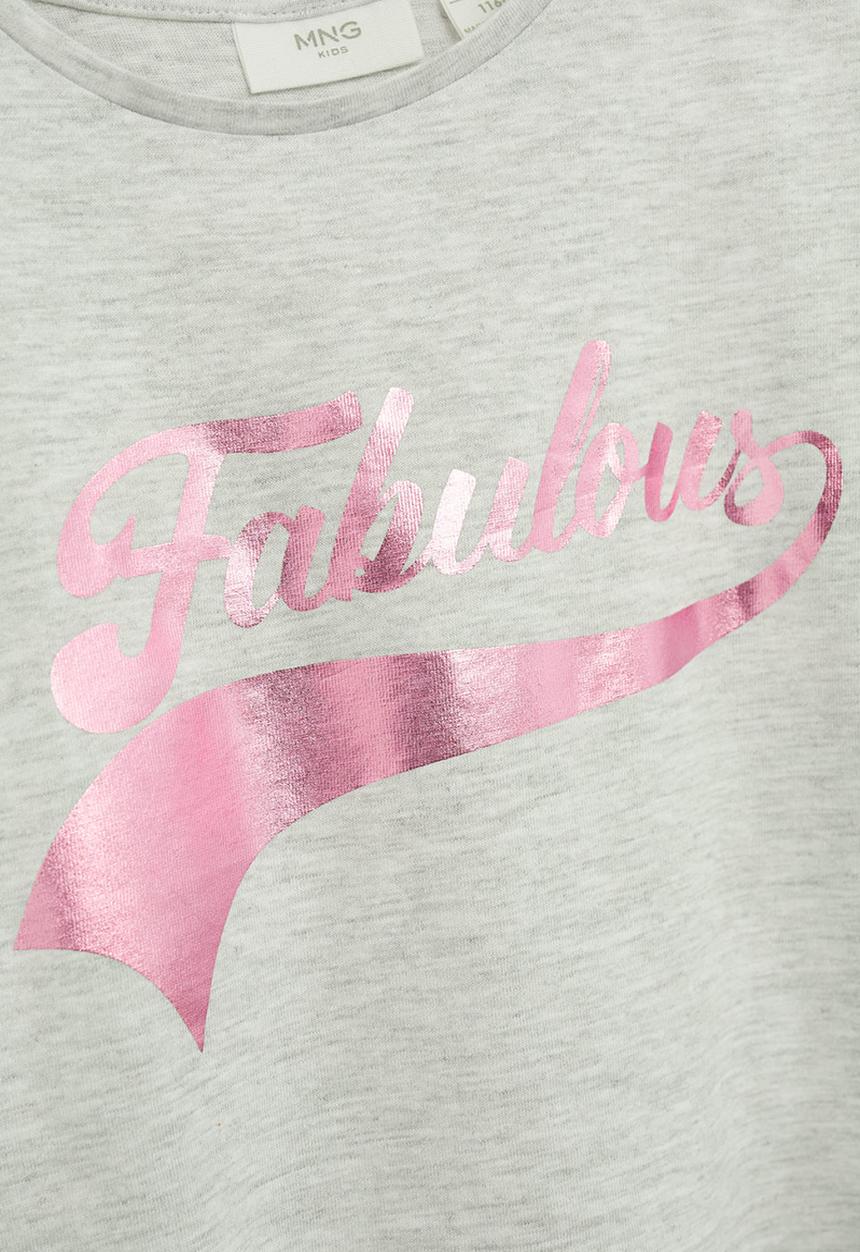 MANGO - T-shirt vacances - grey 