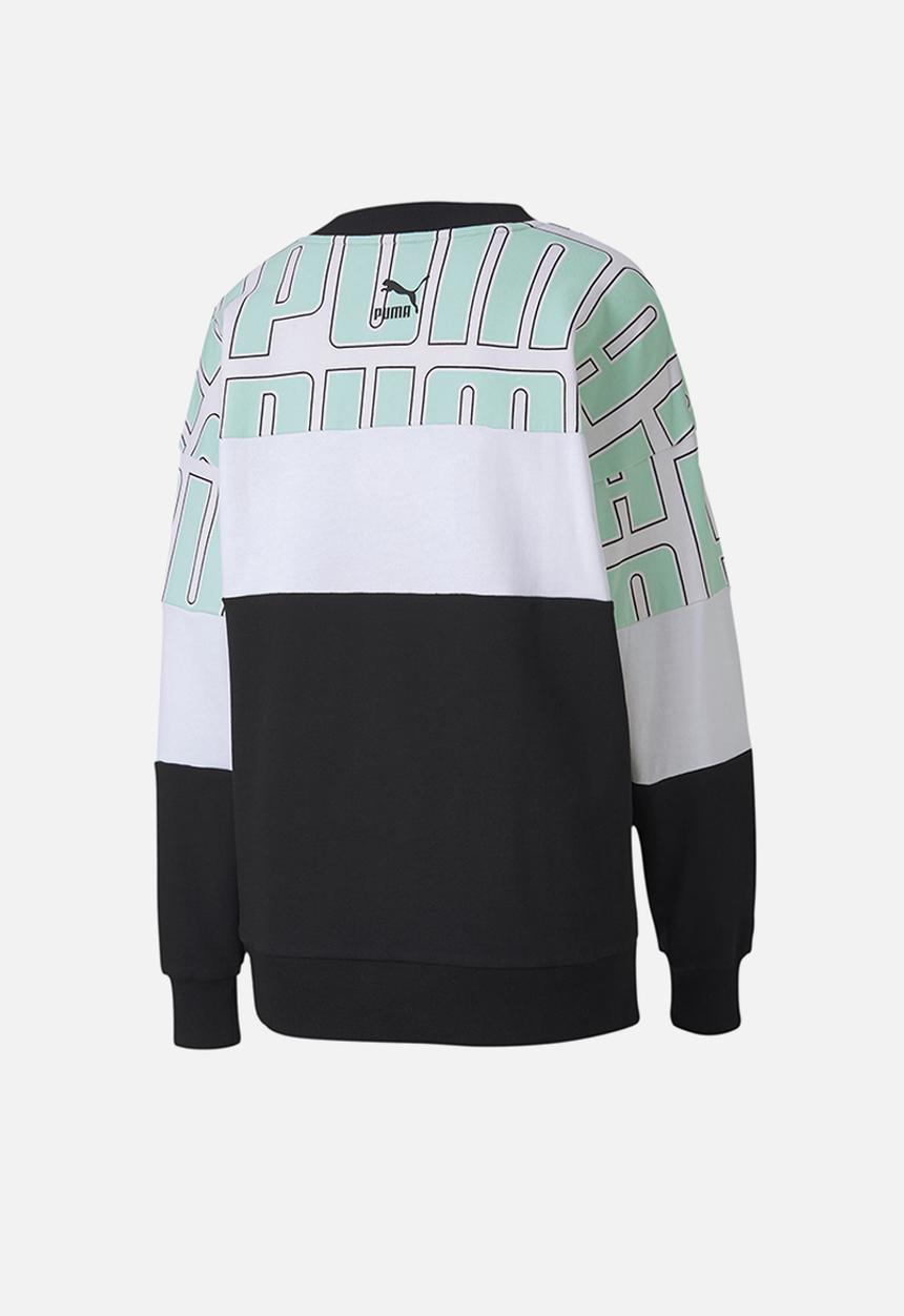 PUMA - All over print crew - multi