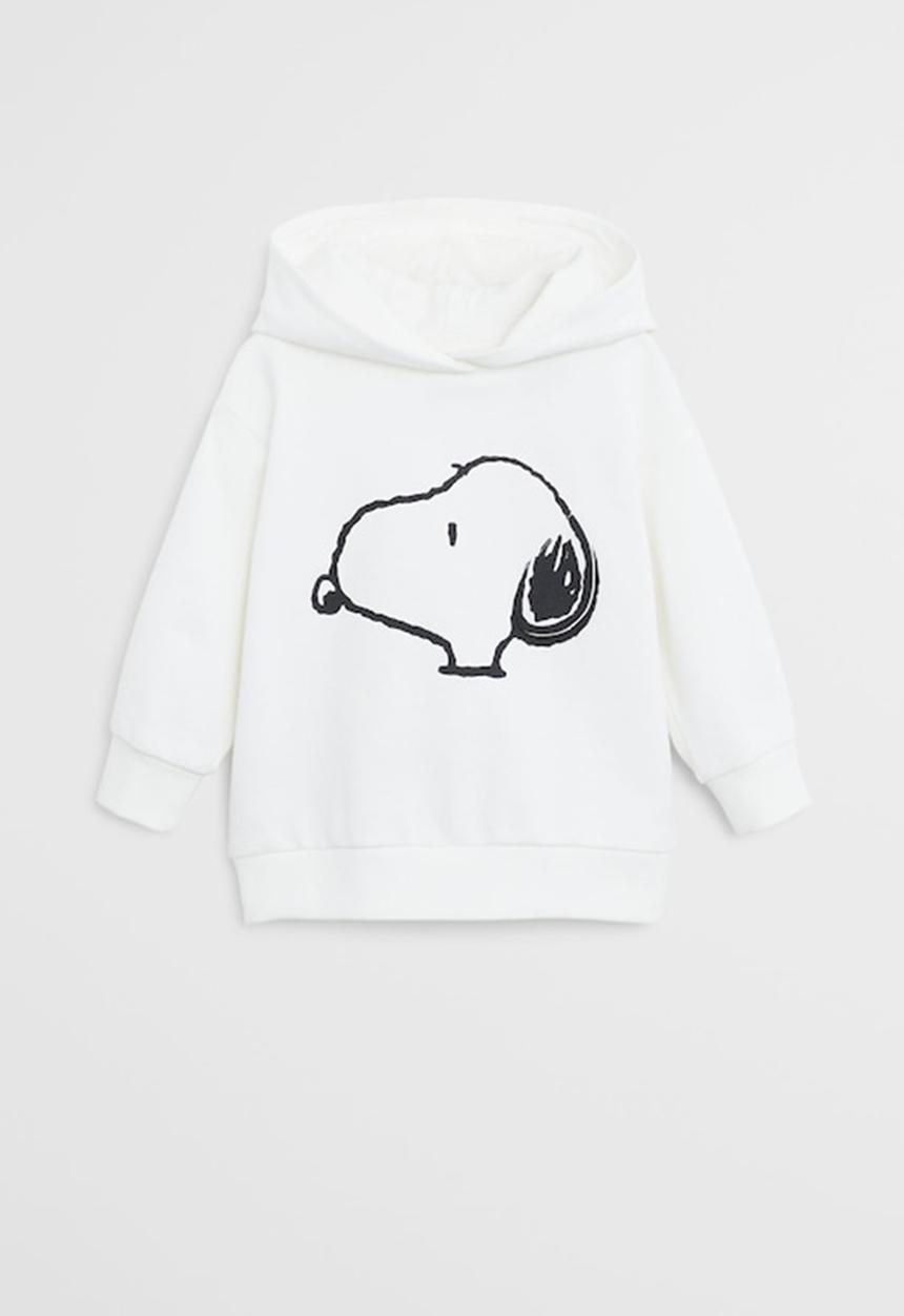 MANGO - Sweatshirt Snoopy  - white