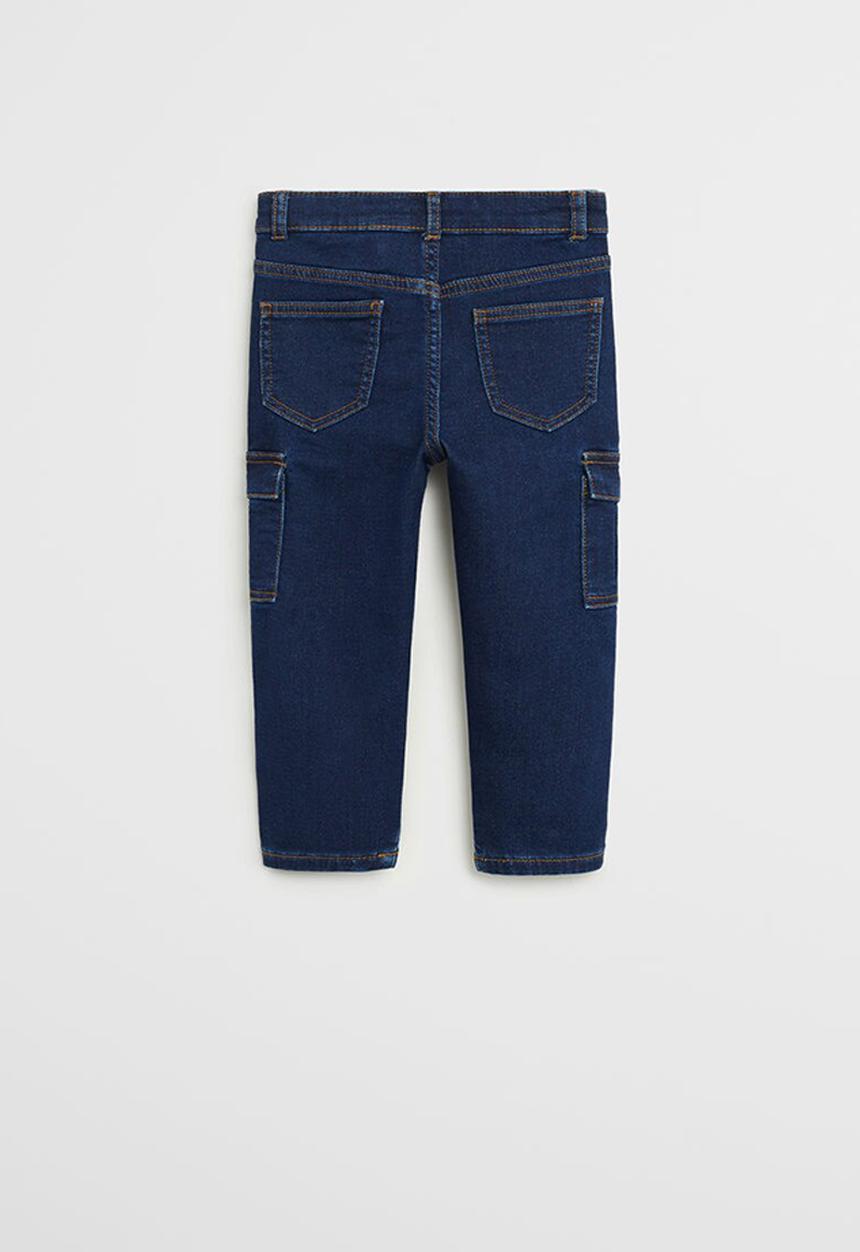 MANGO - Jeans cargo - blue