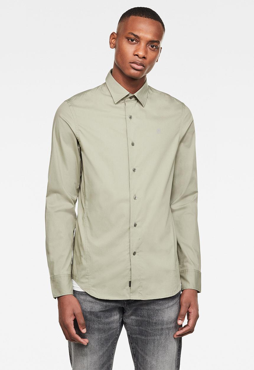 G-STAR - Dressed super slim fit shirt - stone