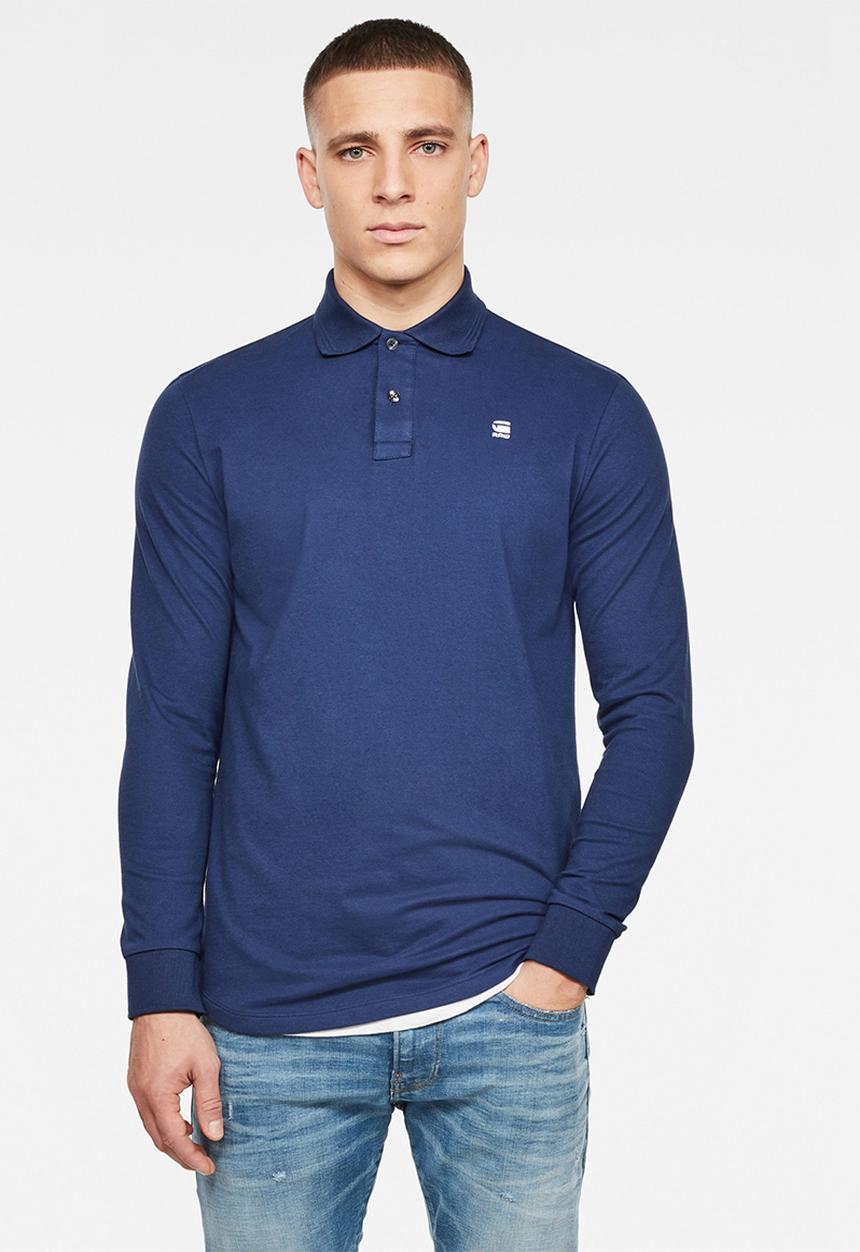 G-STAR - Lash polo long sleeve - blue