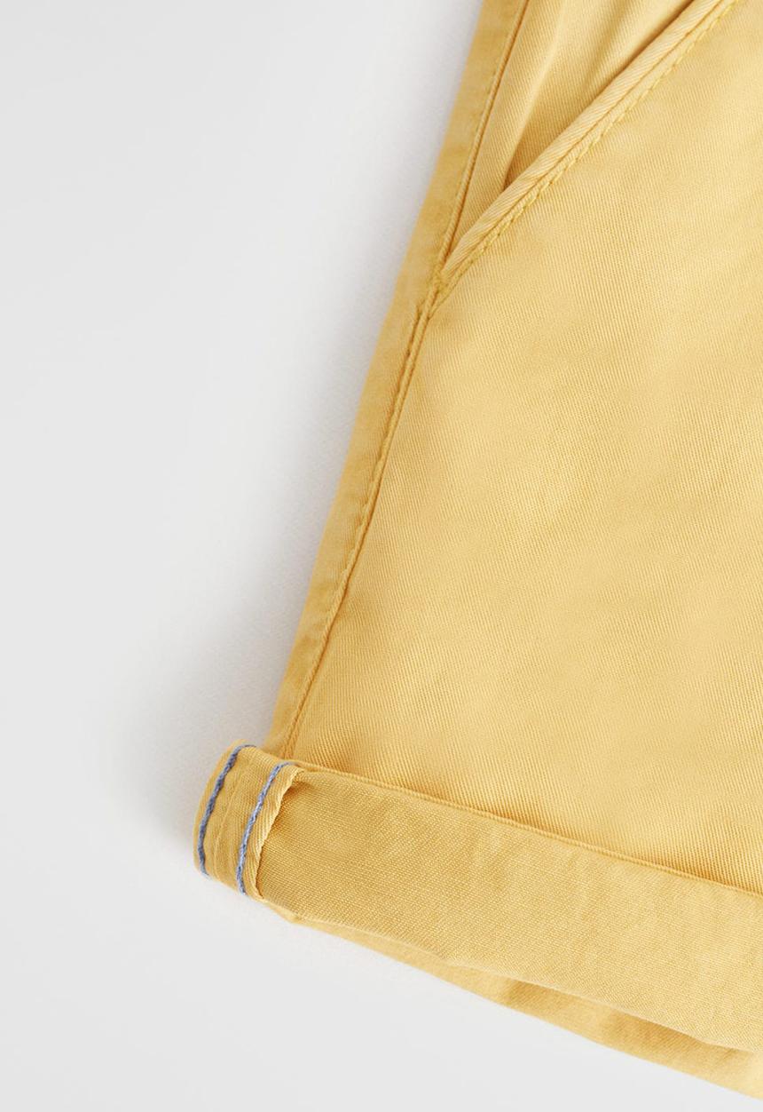 MANGO - Bermuda shorts berchi6 - yellow