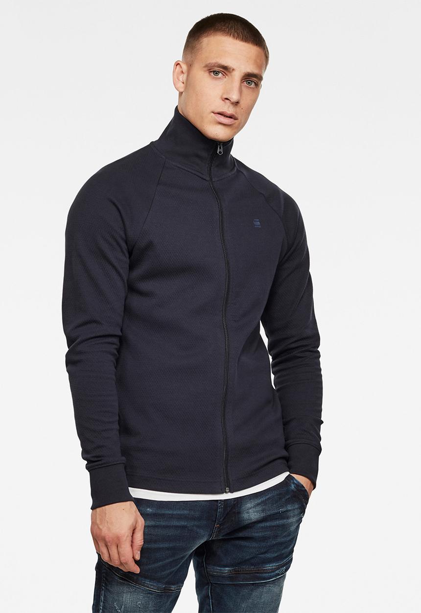 G-STAR - Jirgi zip r t long sleeve - navy 