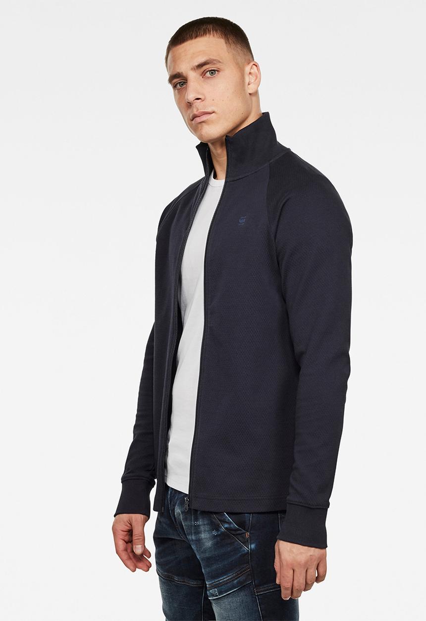 G-STAR - Jirgi zip r t long sleeve - navy 