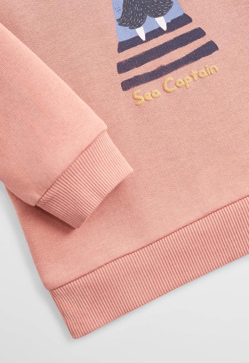 MANGO - Sweatshirt captain - terracotta