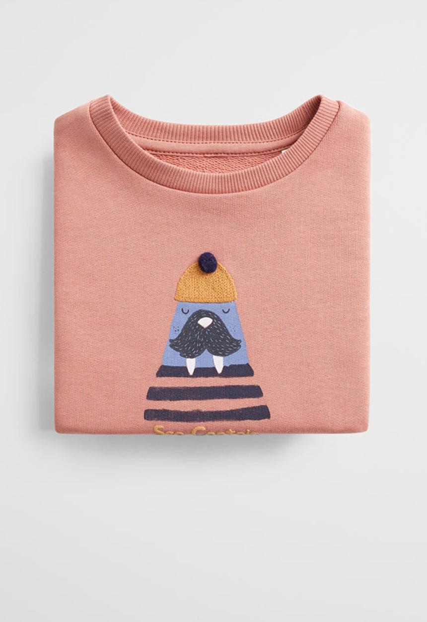 MANGO - Sweatshirt captain - terracotta