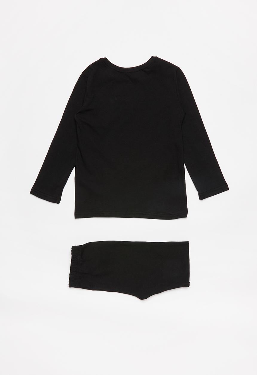 Pop Candy - Boys long sleeve pj set - black 