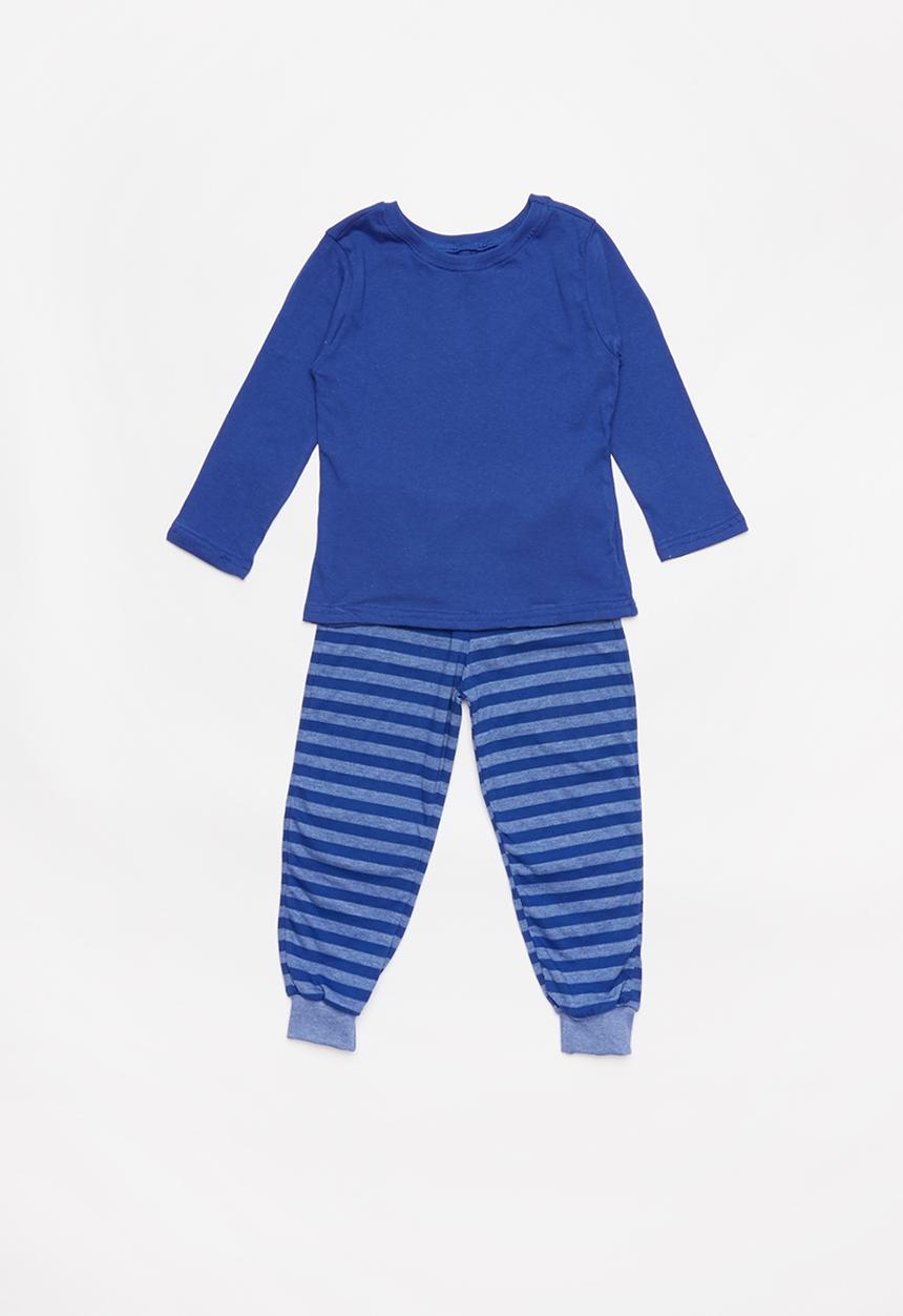 Pop Candy - Boys long sleeve pj set - blue