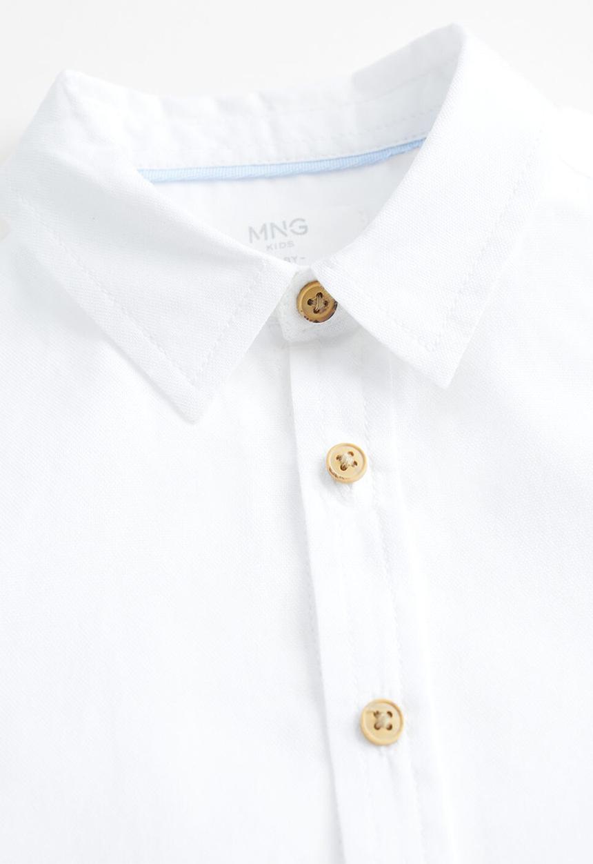 MANGO - Shirt oxford  - white