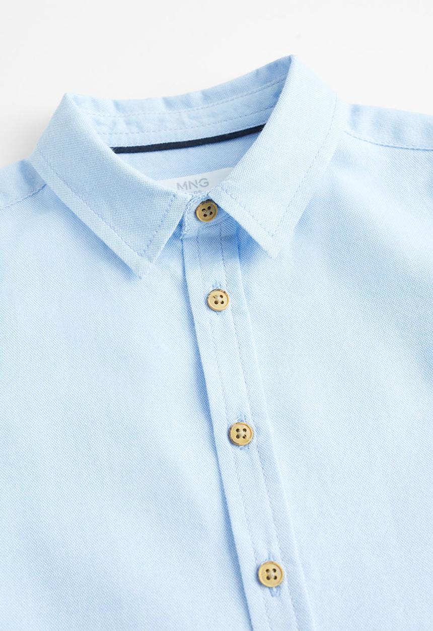 MANGO - Shirt oxford  - light blue