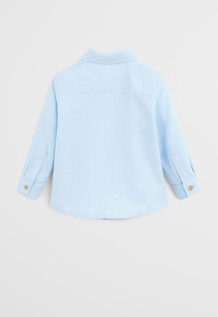 MANGO - Shirt oxford  - light blue