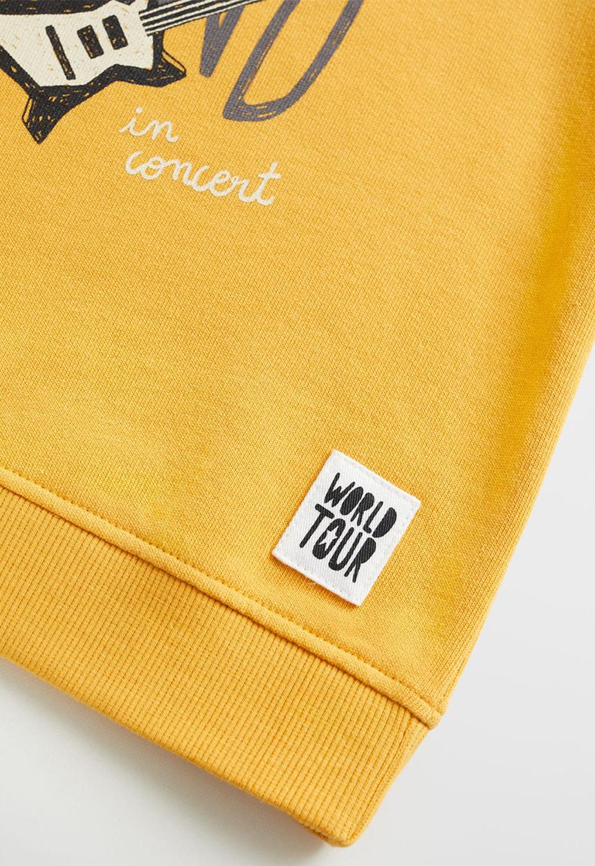 MANGO - Sweatshirt little  - mustard