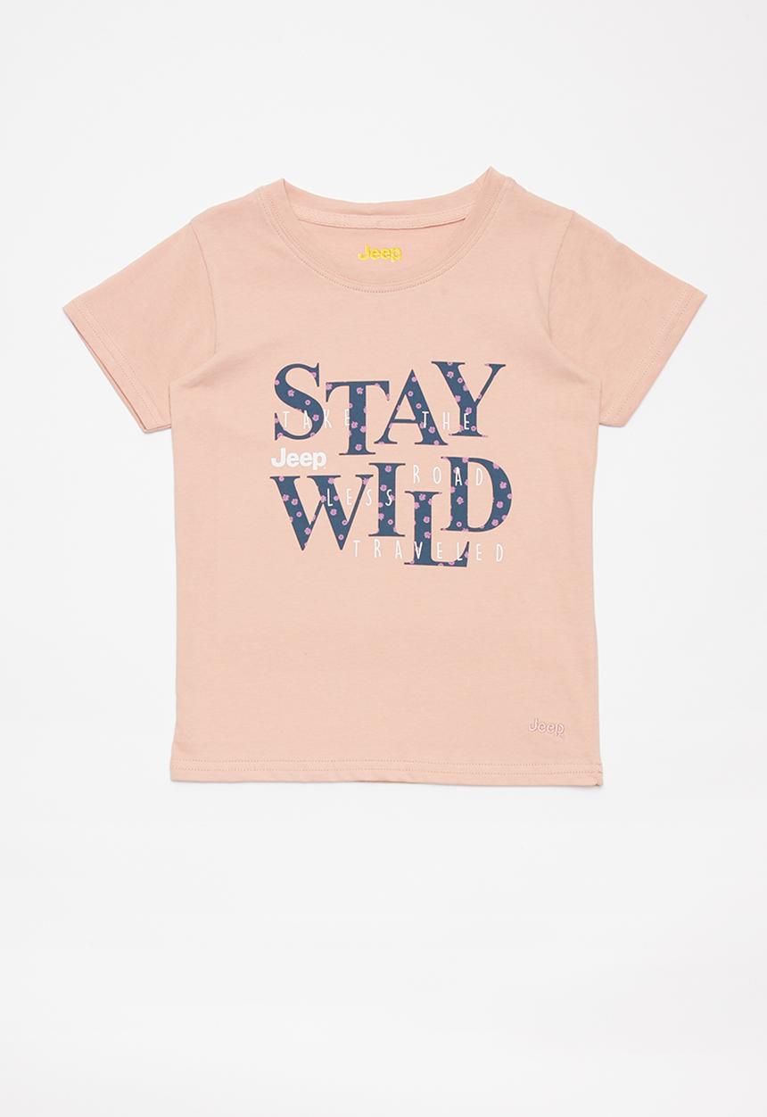 JEEP - Short sleeve printed tee - pink