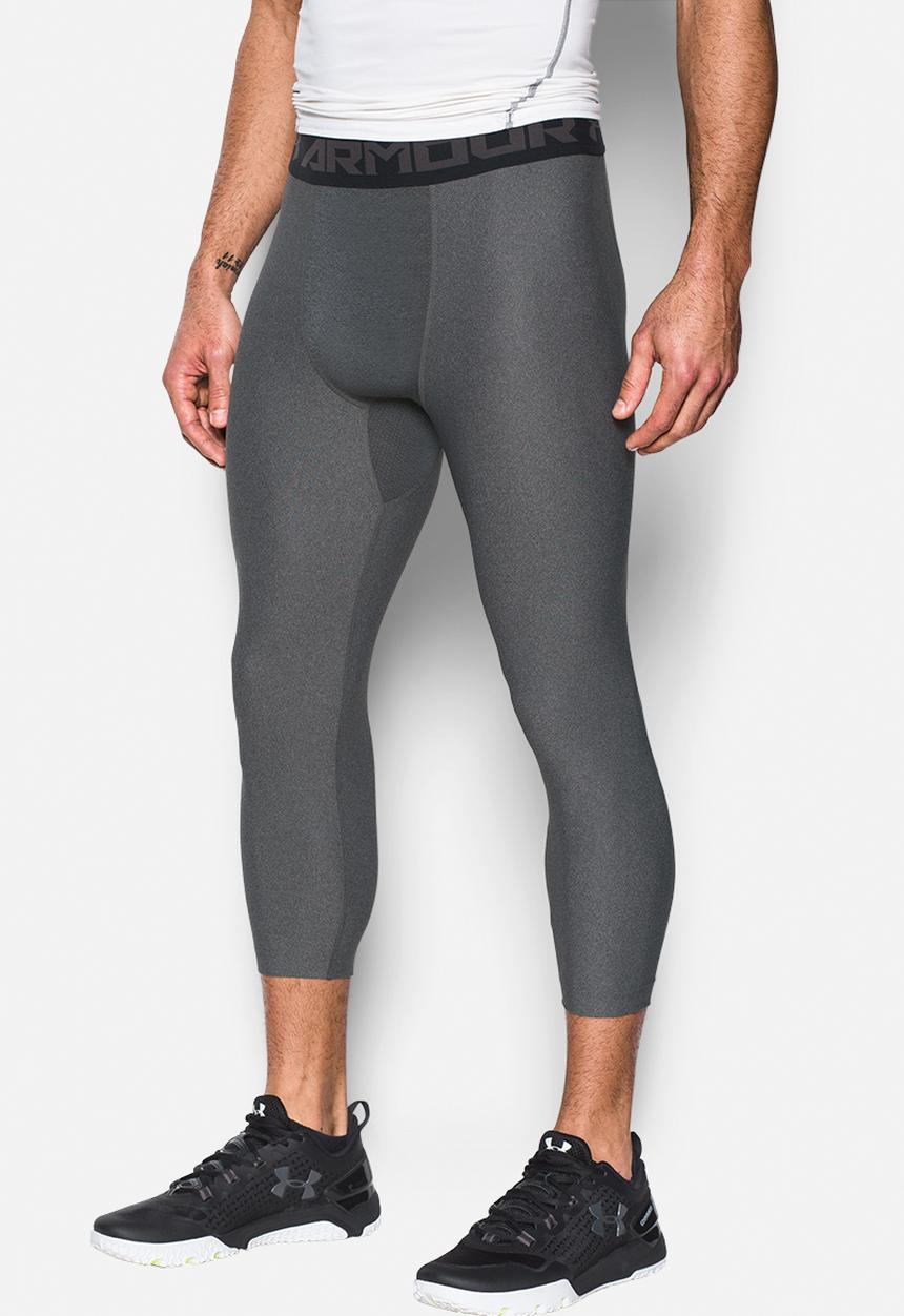 Under Armour - HeatGear® armour leggings 2,0 - carbon heather & black
