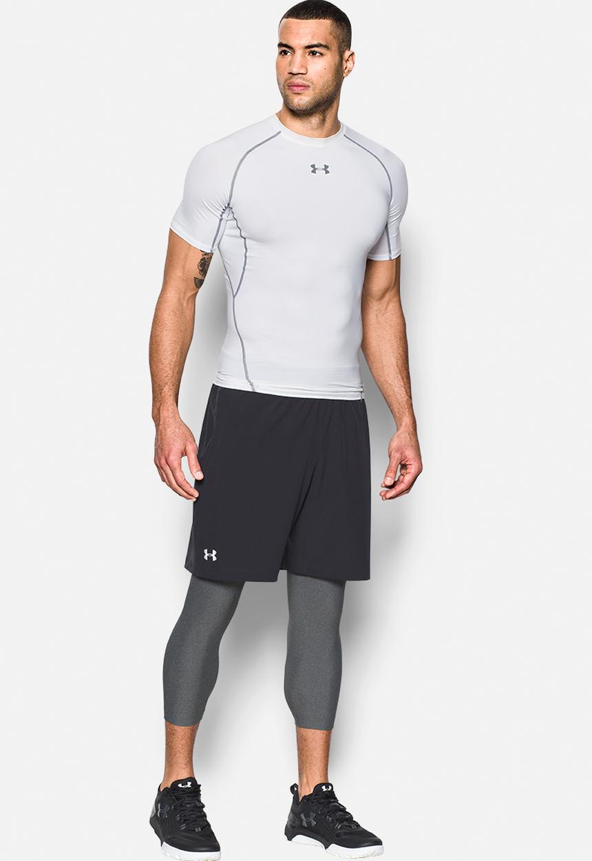 Under Armour - HeatGear® armour leggings 2,0 - carbon heather & black