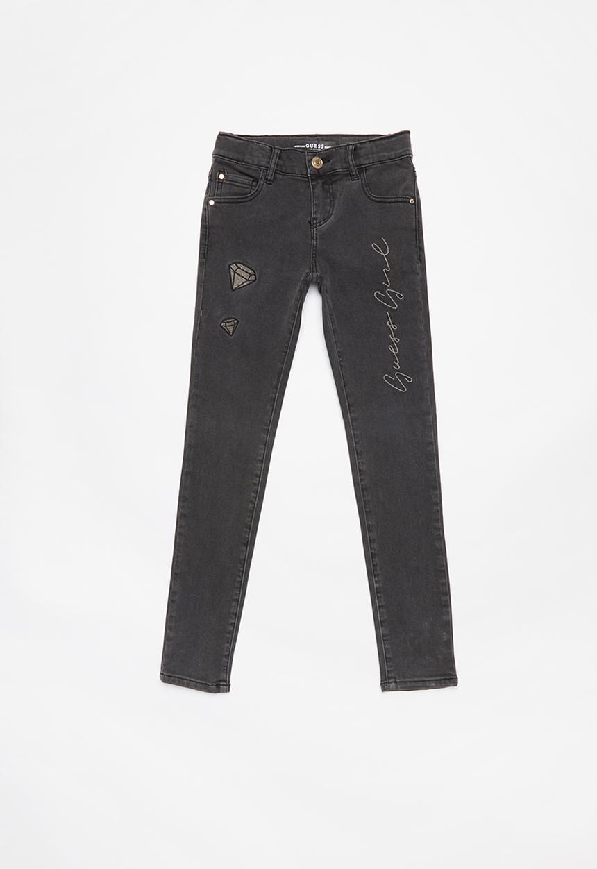 GUESS - Denim skinny jeans - black