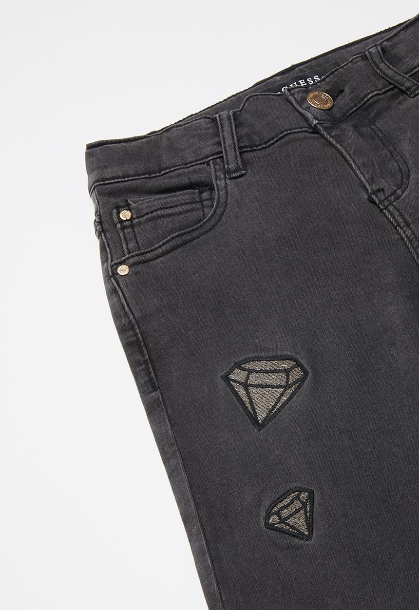 GUESS - Denim skinny jeans - black