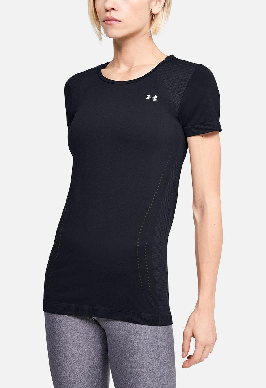 Under Armour - Seamless short sleeve top - black