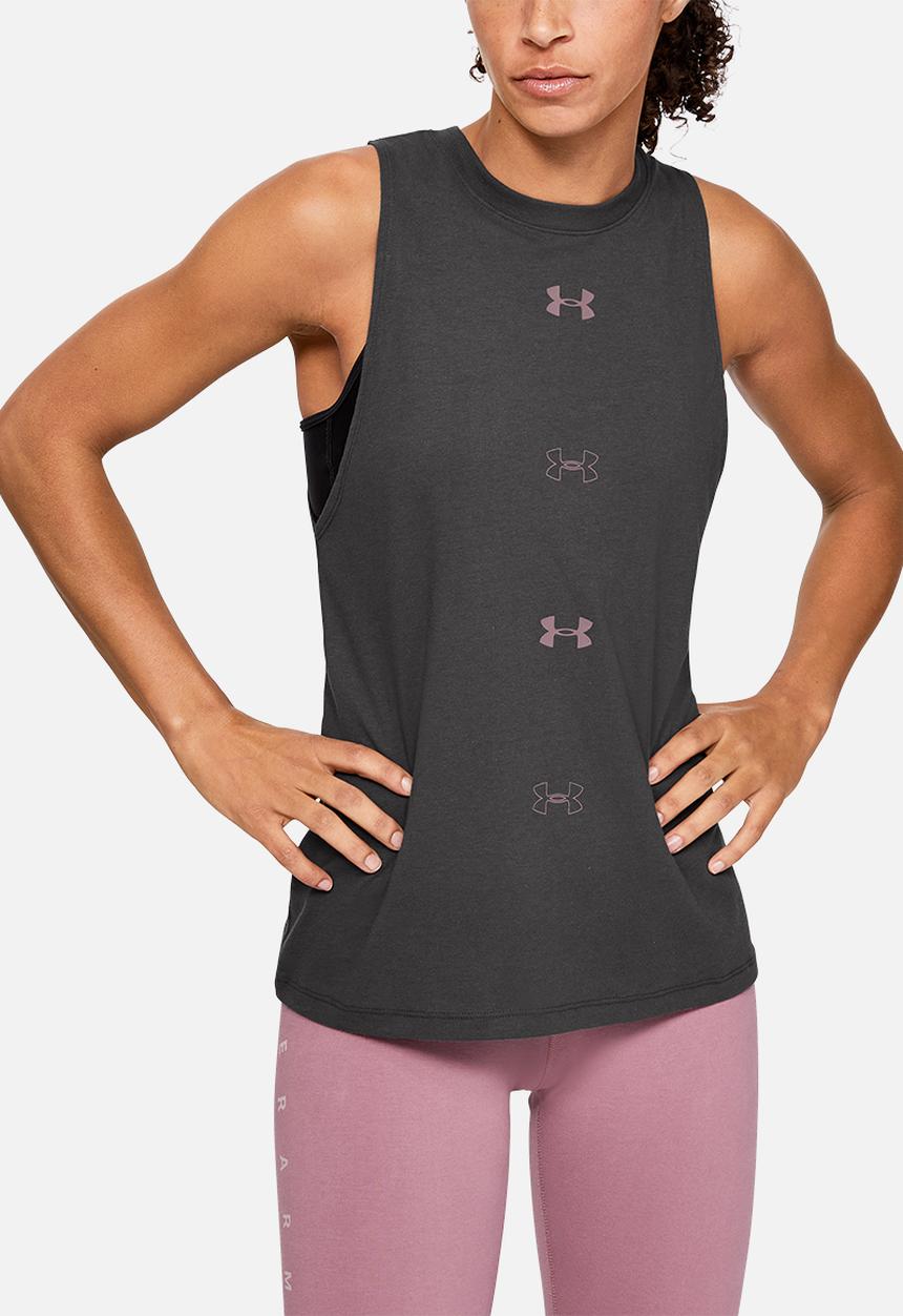 Under Armour - Graphic muscle tank - jet grey