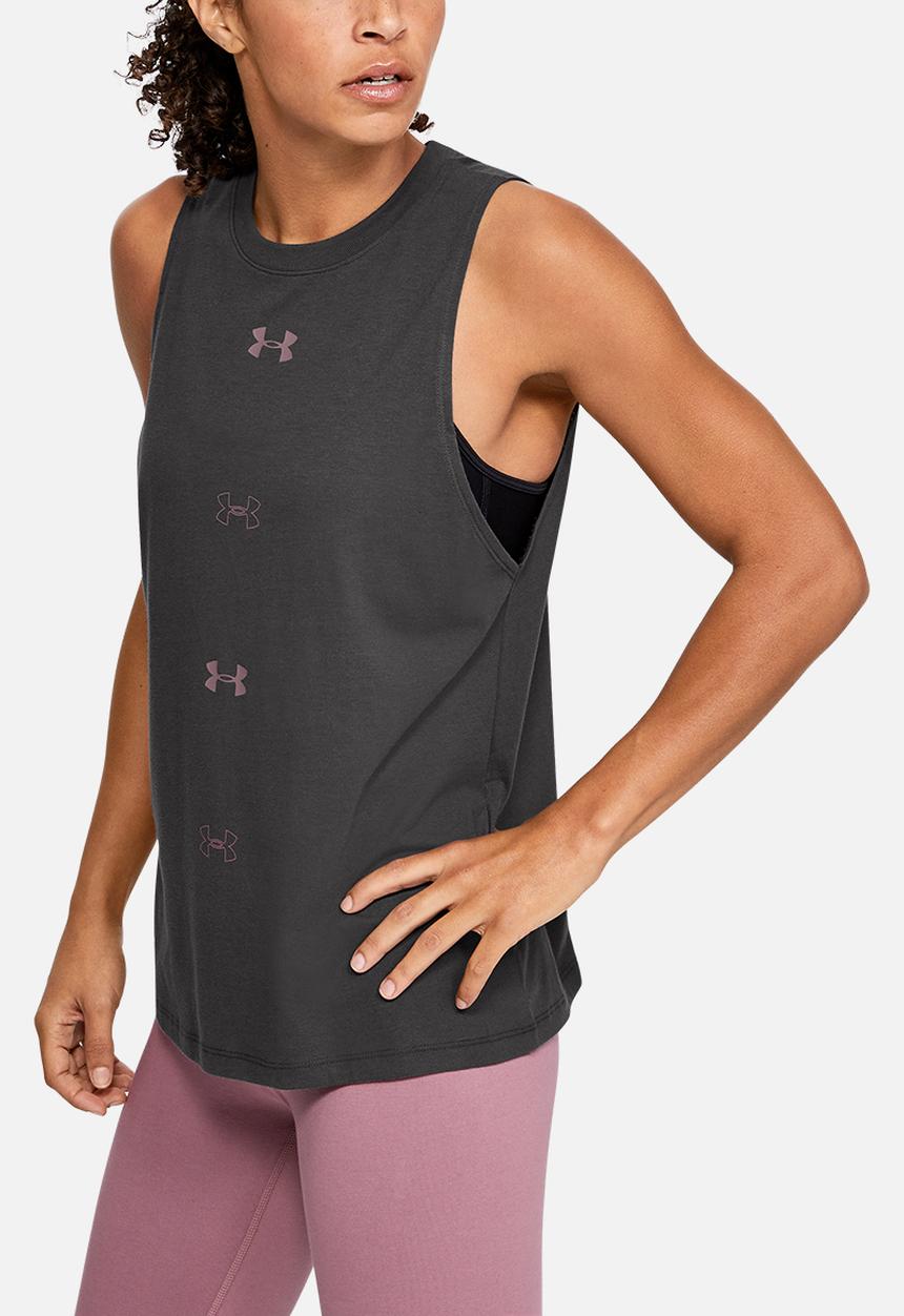 Under Armour - Graphic muscle tank - jet grey