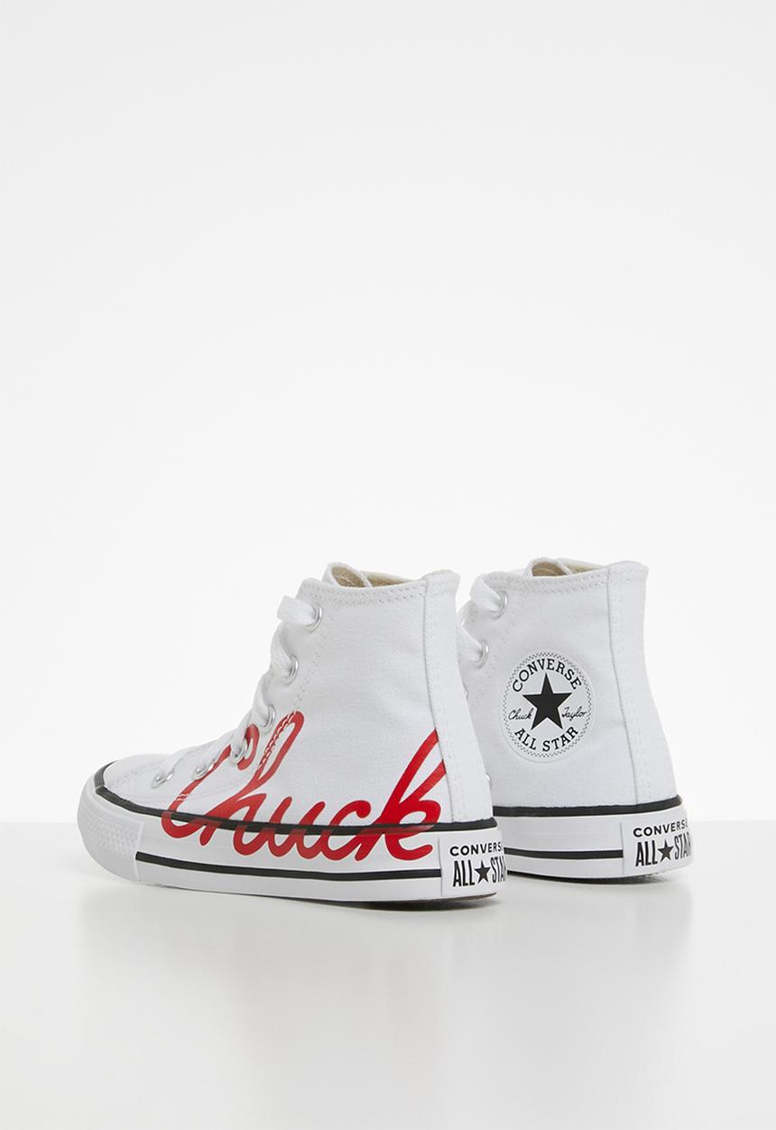 Converse - Chuck Taylor All Star hi - white/university red