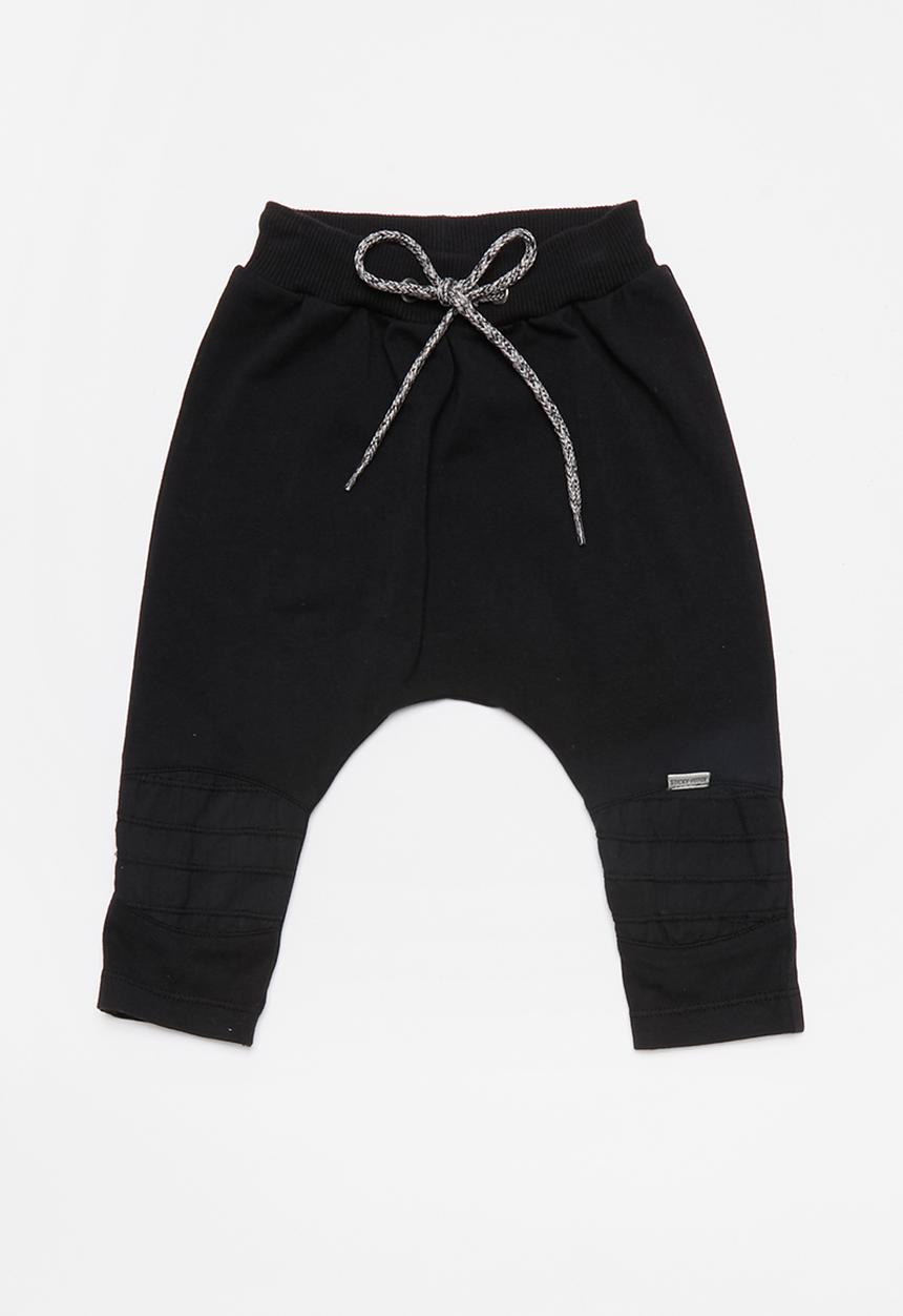 Sticky Fudge - Baby fashion trackpants - black