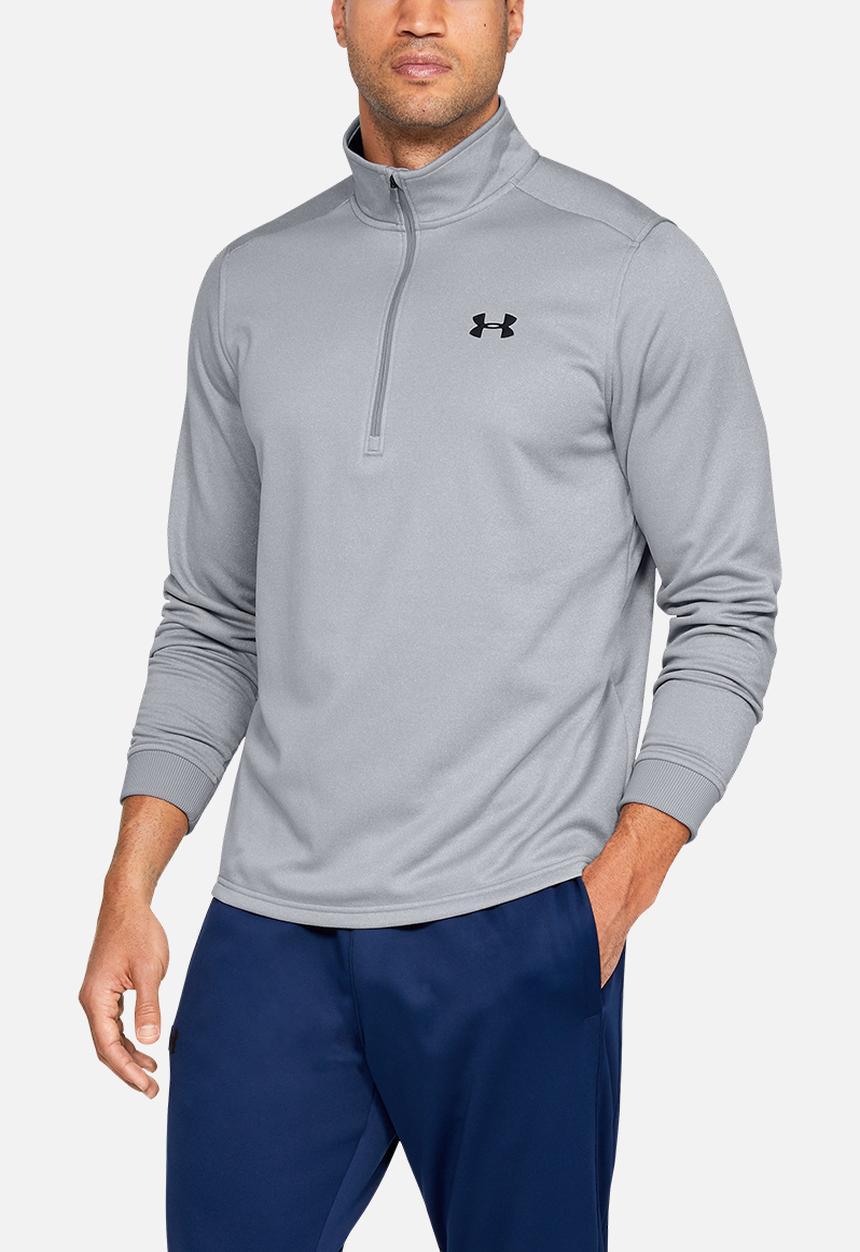 Under Armour - Armour fleece 1/2 zip - steel light heather &  black
