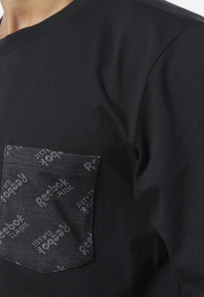 Reebok - Classic logo pocket tee - black