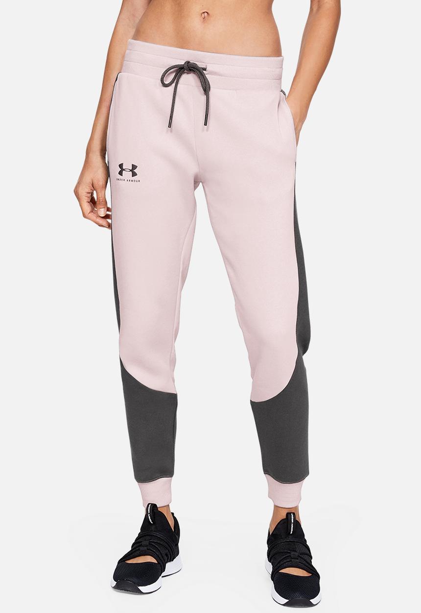 Under Armour - Rival fleece fashion jogger - pink