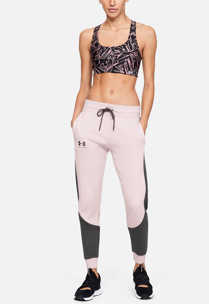 Under Armour - Rival fleece fashion jogger - pink