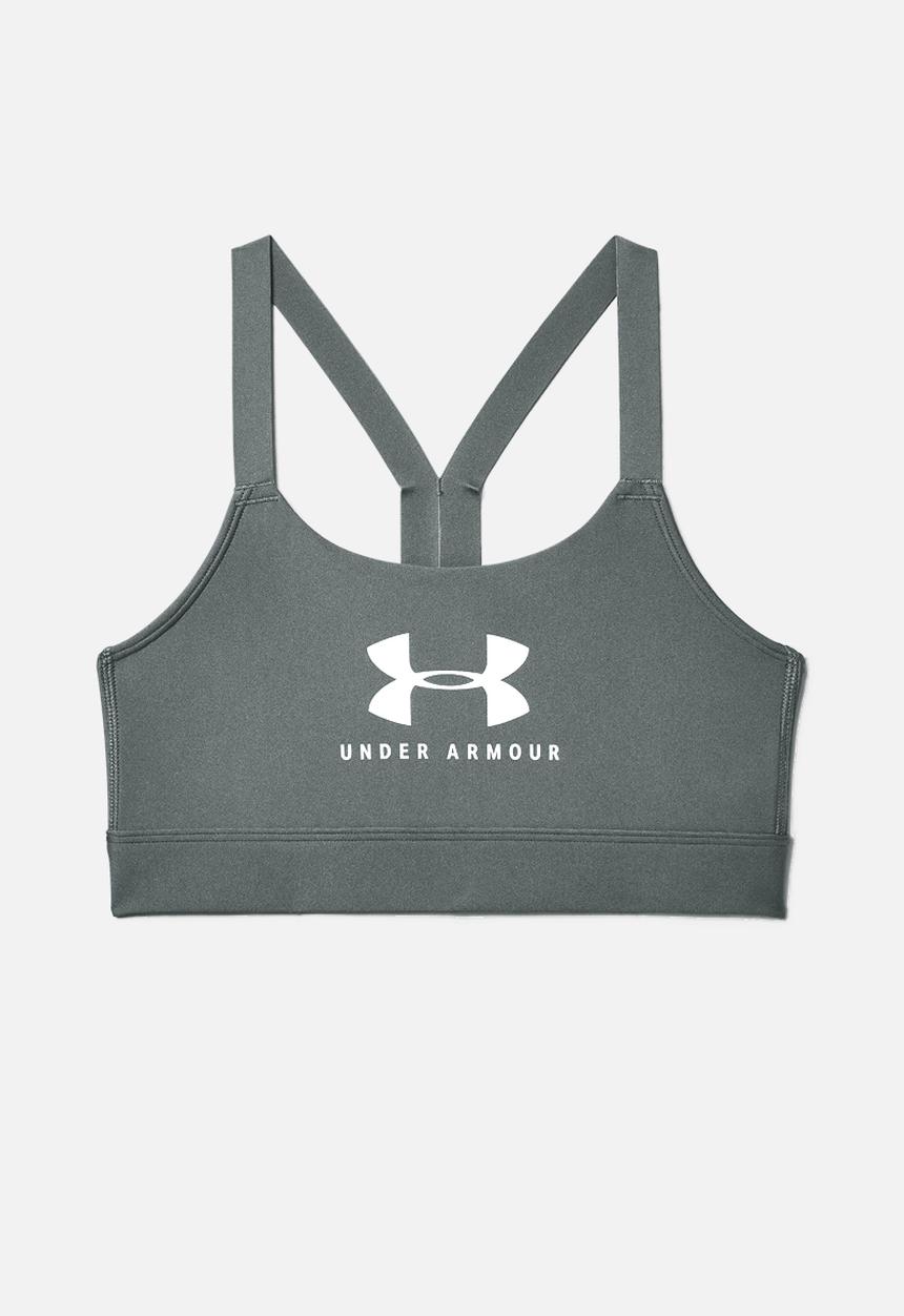 Under Armour - Armour mid sports bra - grey