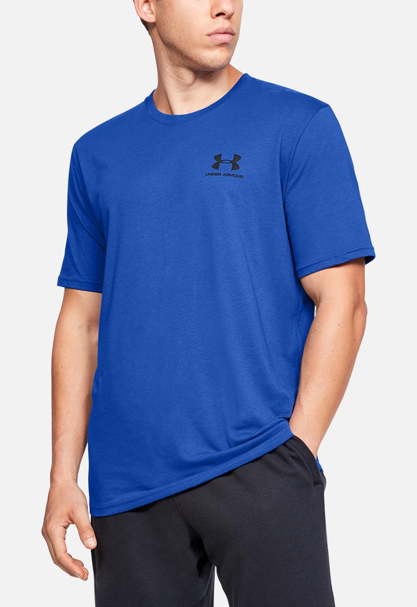 Under Armour - Sportstyle left chest short sleeve tee - versa blue