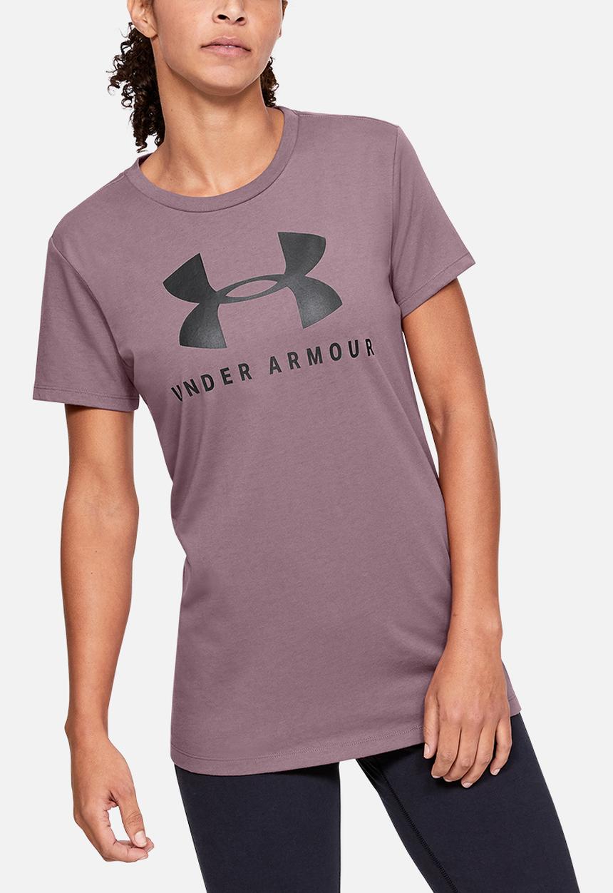 Under Armour - Graphic sportstyle classic crew - hushed pink