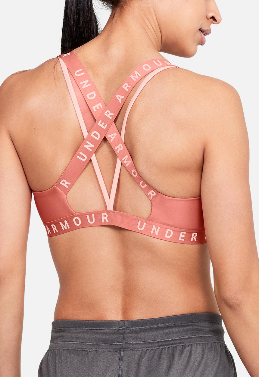 Under Armour - Wordmark strappy sportlette - peach