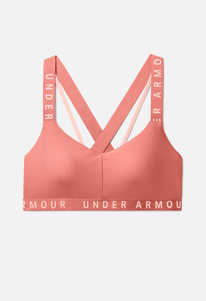 Under Armour - Wordmark strappy sportlette - peach