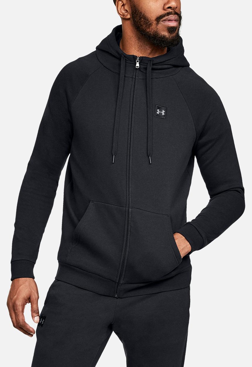 Under Armour - Rival fleece fz hoodie - black