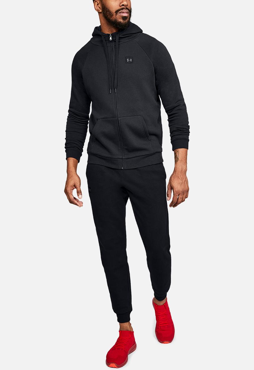 Under Armour - Rival fleece fz hoodie - black