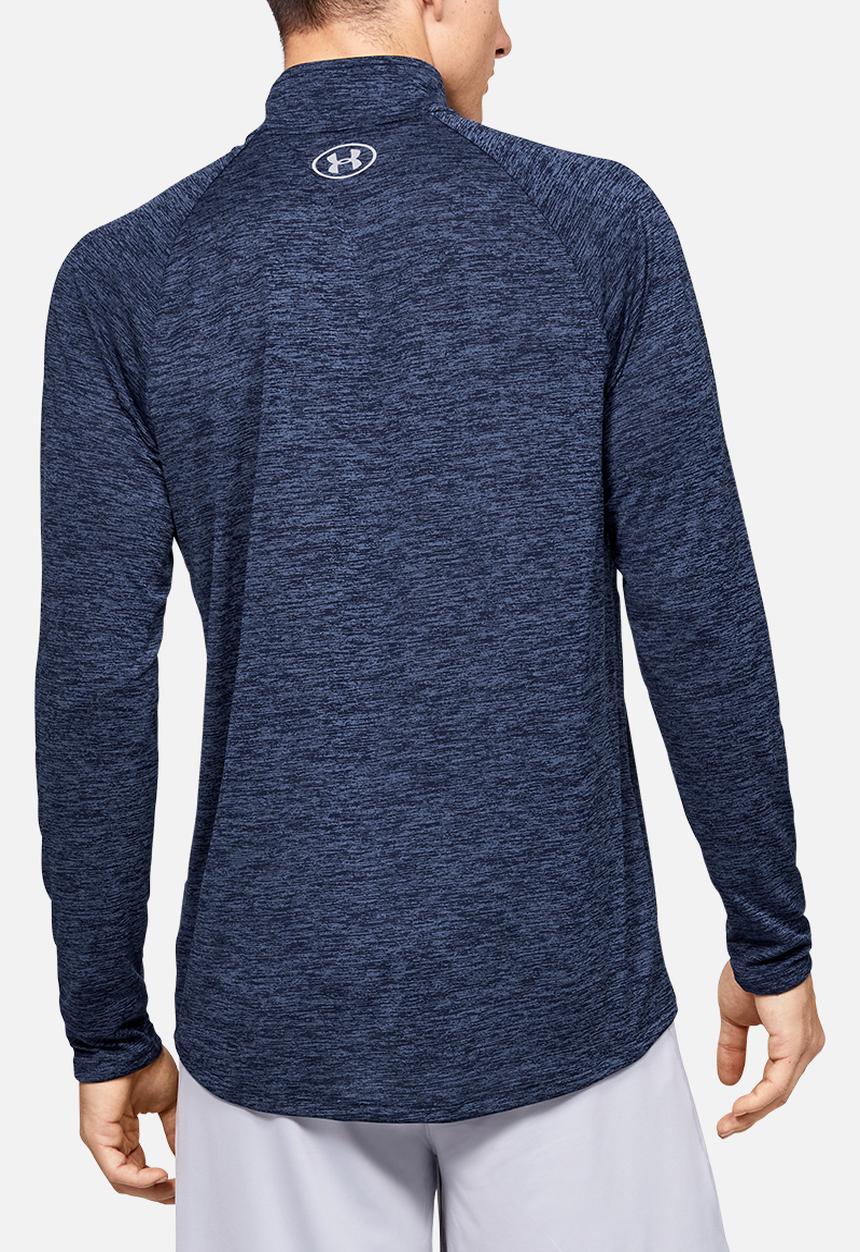Under Armour - Ua tech 1/2 zip tee - blue ink