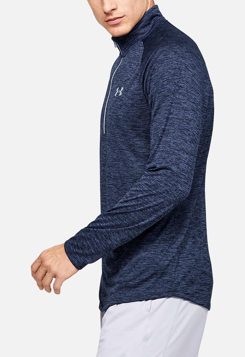 Under Armour - Ua tech 1/2 zip tee - blue ink