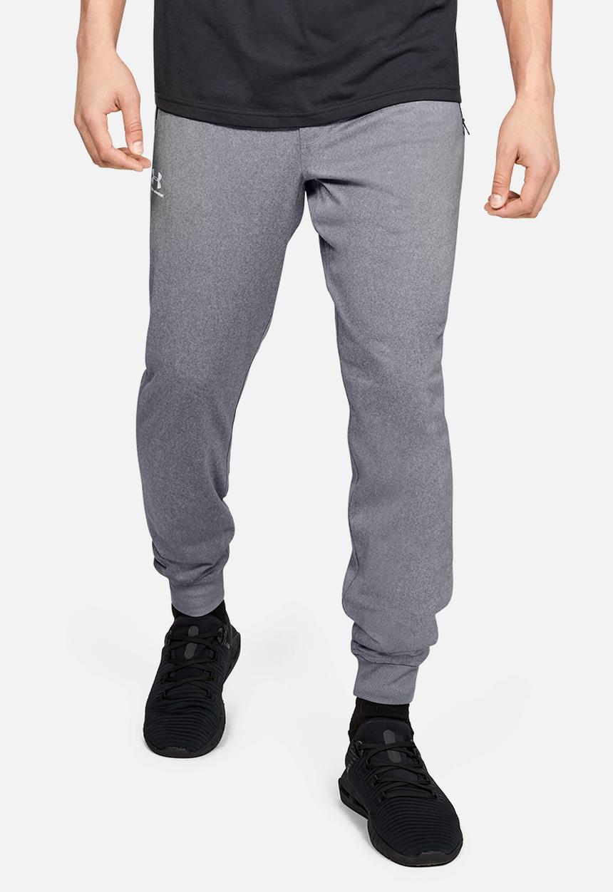 Under Armour - Sportstyle jogger - steel light heather &  white