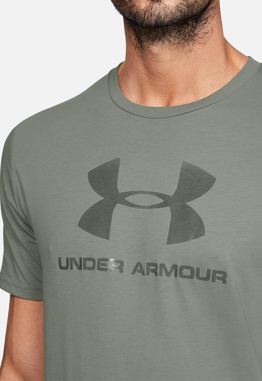 Under Armour - Under Armour clear logo short sleeve tee - gravity green
