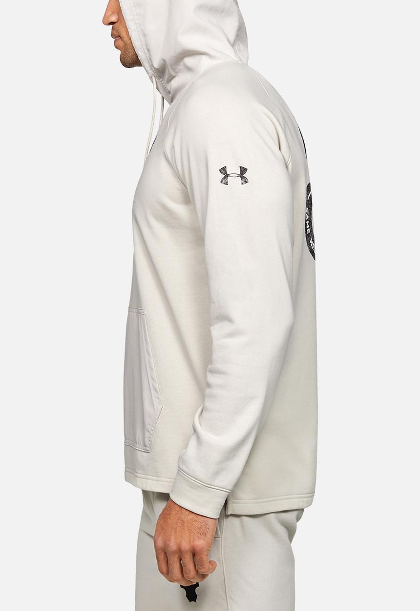 Under Armour - Project rock terry hoodie - summit white