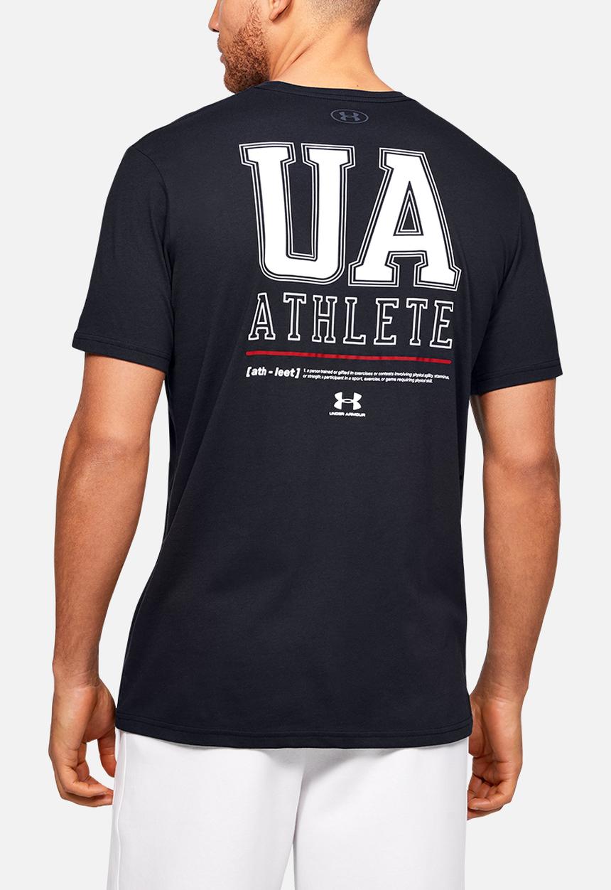Under Armour - Under Armour vertical left chest logo short sleeve tee - black