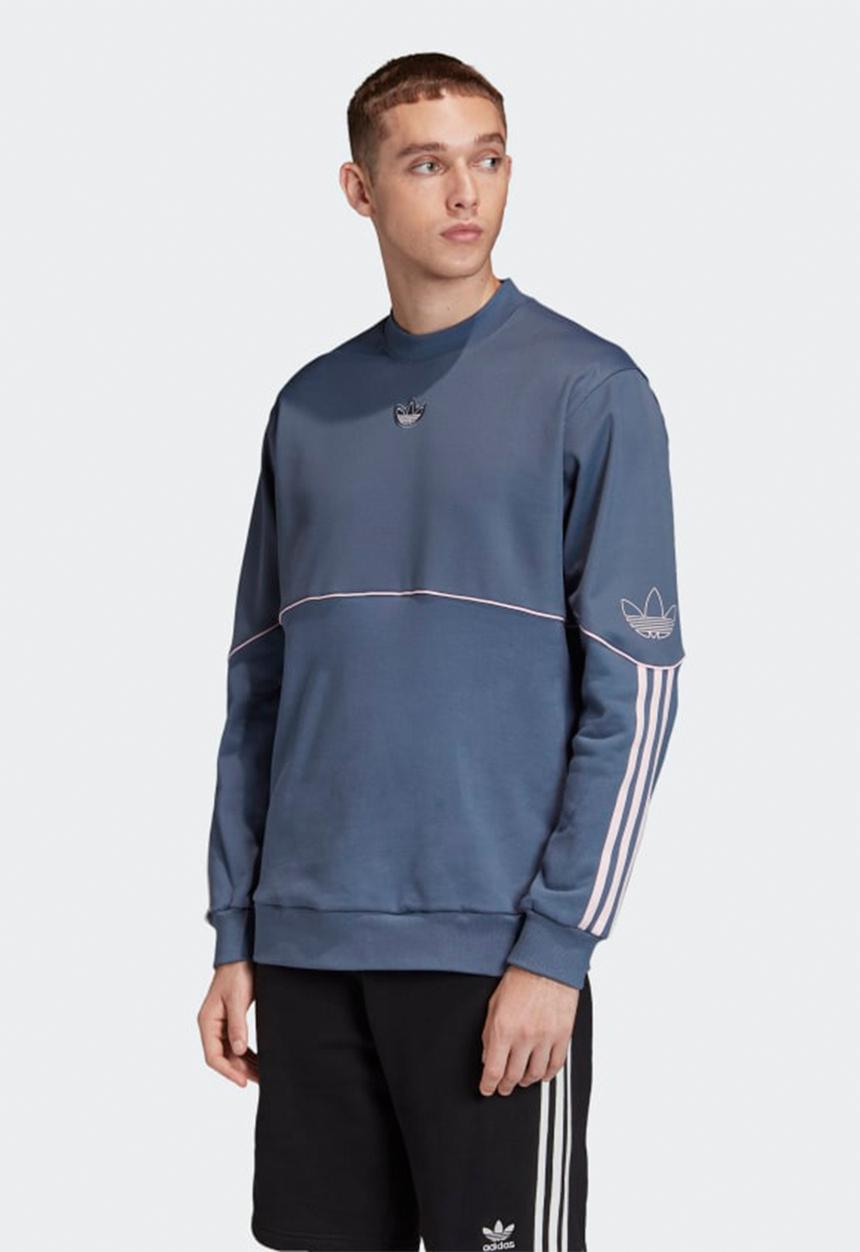 adidas Originals - Outline crew sweatshirt - tech ink