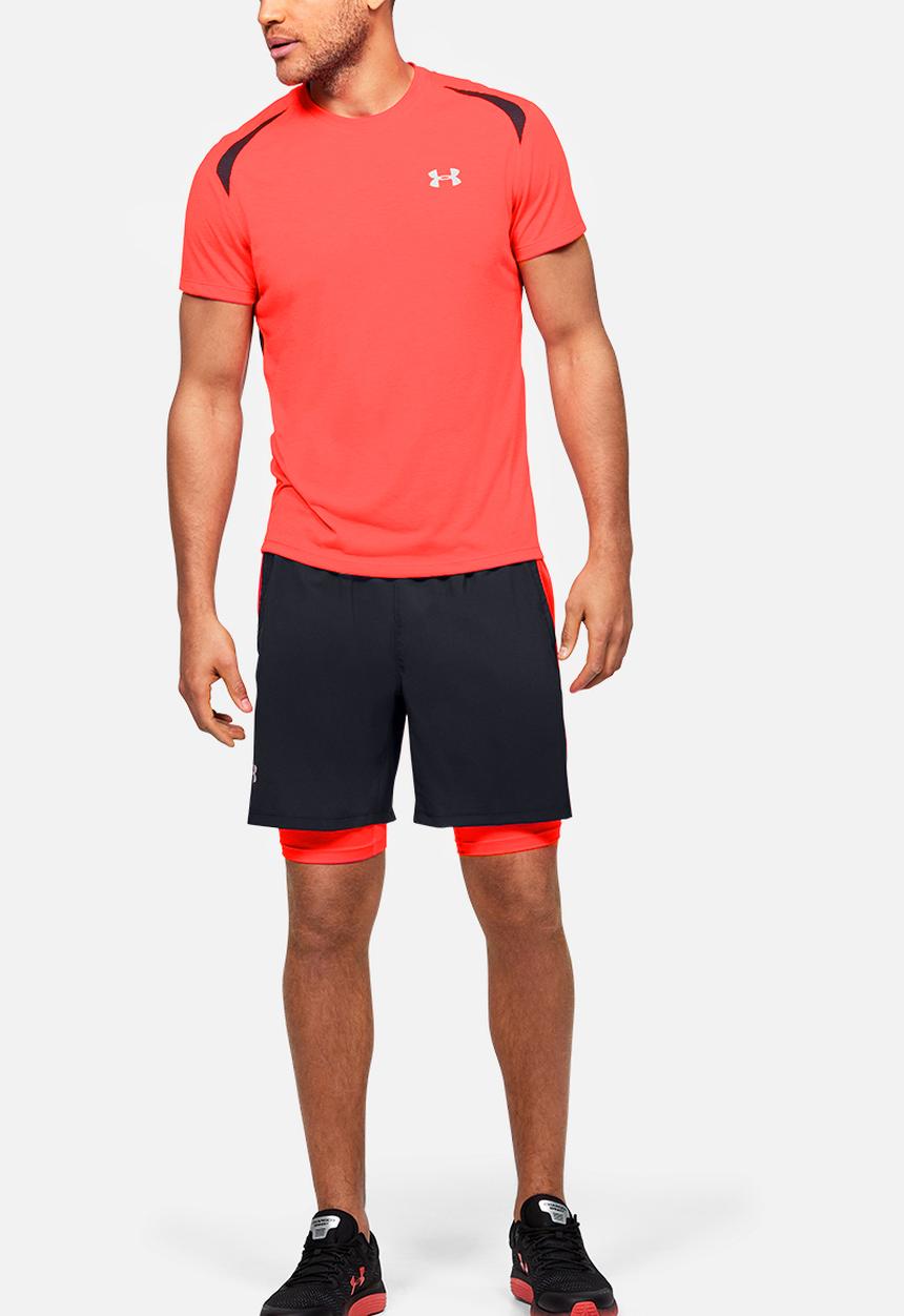 Under Armour - Ua launch sw 2-in-1 short-1326576 - black