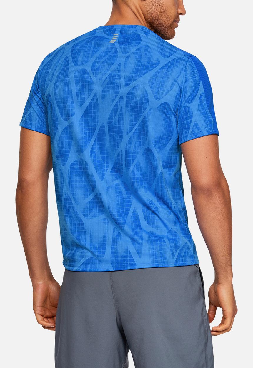 Under Armour - Under Armour speed stride printed short sleeve tee - versa blue