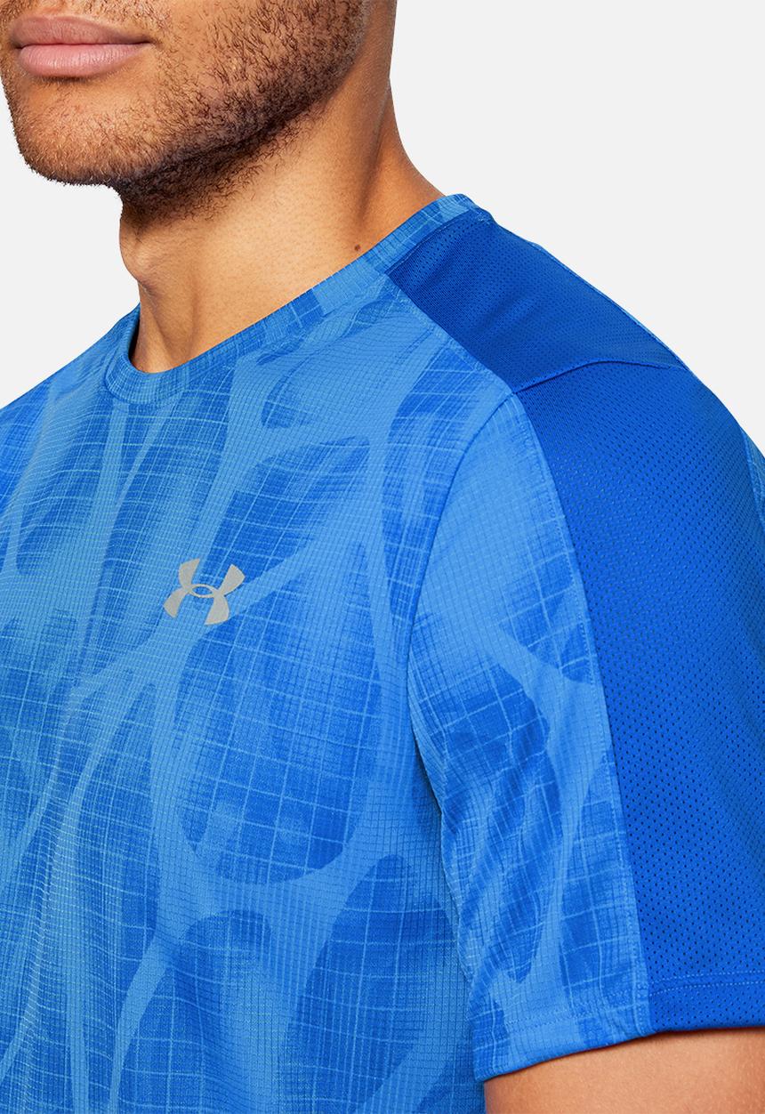 Under Armour - Under Armour speed stride printed short sleeve tee - versa blue